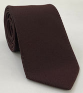 Burgundy Oxford Weave Silk Tie FFOXT-6